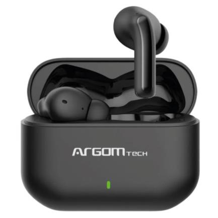 Argomtech Audífonos Intrauriculares con Micrófono Skeipods E85, Bluetooth, Inalámbrico, Negro