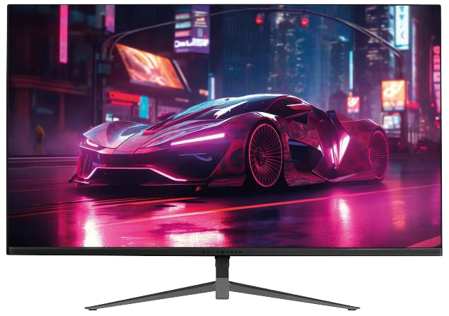 Monitor Gamer Acteck Plano 27" Ultra Odyssey II MGX27 VA + 165Hz + 1ms + Full HD 1080p HDMI + DP + TYPE-C 15W + 3.5mm + VESA 100 x 100 mm Negro