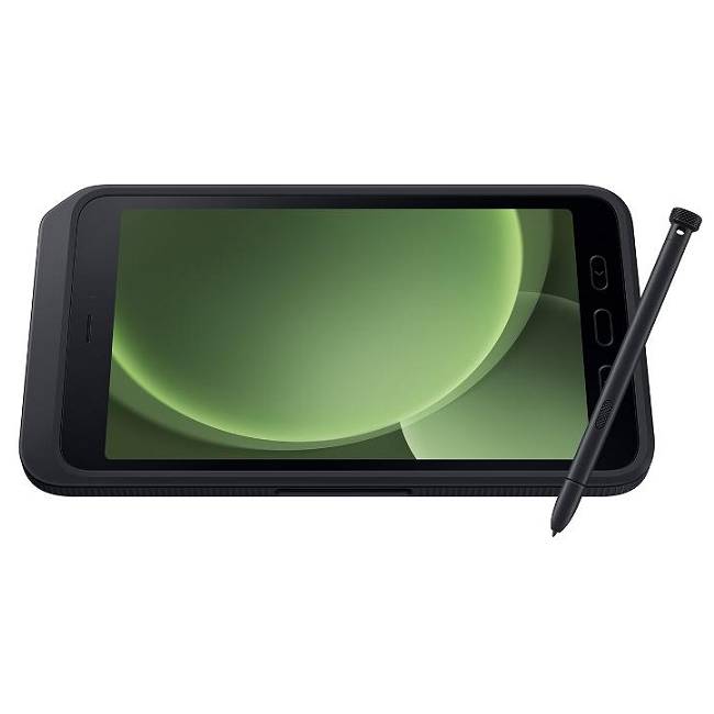Tablet Samsung Active 5 8.0" 5G 6+128 GB Dual SIM 5+13 MP BT 5.3 NFC Android Garantía 2A Knox Suite 1A Verde