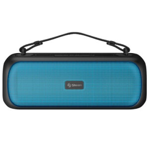 Steren Bocina Portátil BOOM-140, Bluetooth, Inalámbrico, 15W RMS, Negro/Azul
