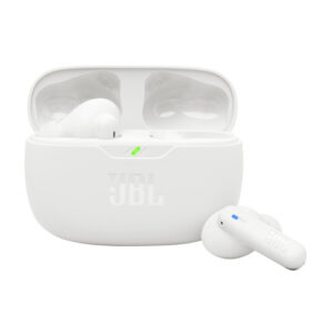 JBL Audífonos Intrauriculares con Micrófono Vibe Beam 2, Inalámbrico, Bluetooth, Blanco
