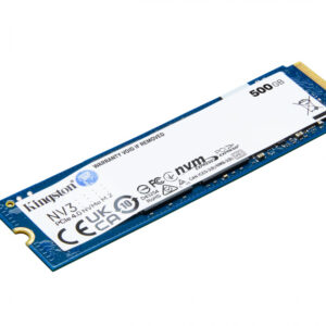 SSD Kingston SNV3S NVMe, 500GB, M.2, 3000 MB/s Escritura, 5000 MB/s Lectura, PCI Express 4.0