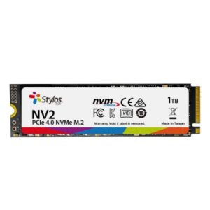 SSD Stylos STMSSDM22B NVMe, 1TB, M.2, 2500 MB/s Escritura, 3000 MB/s Lectura, PCI Express 3.0