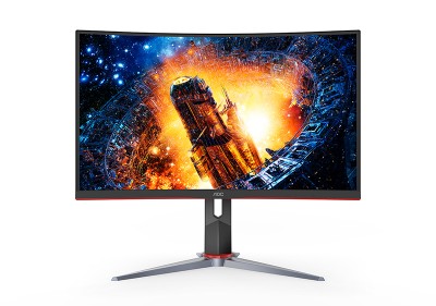 Monitor Curvo AOC C24G2 LED 23.6", 1920x1080 Full HD, FreeSync, 165Hz, HDMI/DisplayPort, Negro