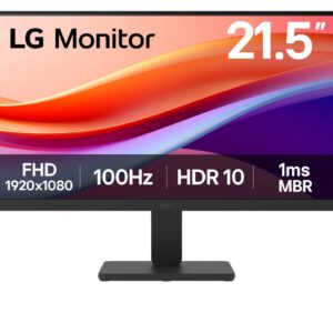 Monitor LG 22U401A-B LED 21.5", 1920x1080 Full HD, 100Hz, HDMI, Negro