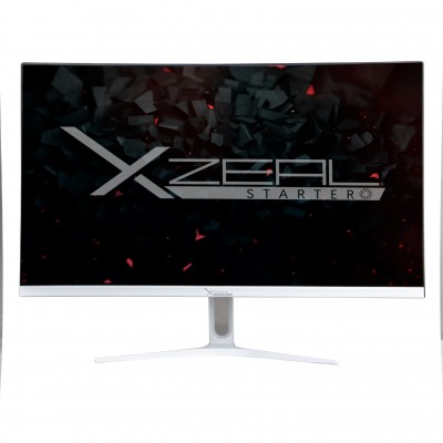 Monitor Gamer Curvo Xzeal XST-570 LED 23.8", 1920x1080 Full HD, 75Hz, HDMI, Blanco