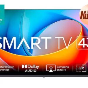 Hisense Smart TV LED 43A4NV 43", 4K Ultra HD, Negro