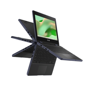 Laptop ASUS Chromebook CR11 Flip, 11.6" 1366x768 HD Táctil, Intel N150, 8GB, 64GB eMMC, ChromeOS, Español