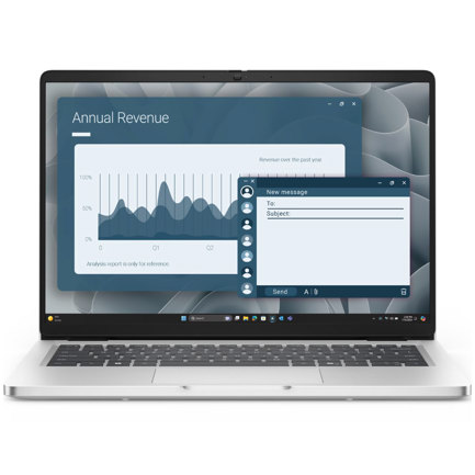 Laptop Dell 2HWN3, 14" 1920x1200 WUXGA, Intel Core Ultra 7 255U, 16GB, 512GB SSD, Windows 11 Pro, Español