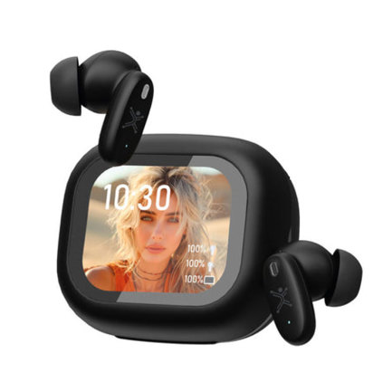 Perfect Choice Audífonos Intrauriculares con Micrófono Auralis, Inalámbrico, Bluetooth, USB-C, Negro