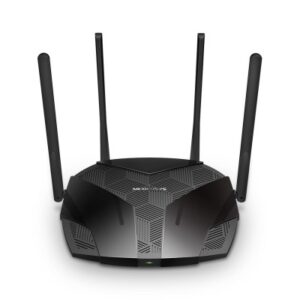 Router Mercusys Ethernet de Banda Dual Firewall MR70X Wi-Fi 6, Inalámbrico, 1775 Mbit/s, 4x RJ-45, 2.4/5GHz, 4 Antenas Externas de 5dBi
