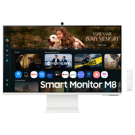 Monitor Samsung Smart M8 32 LED 32", 3840x2160 4K Ultra HD, 60Hz, HDMI, Bocinas Integradas, Blanco